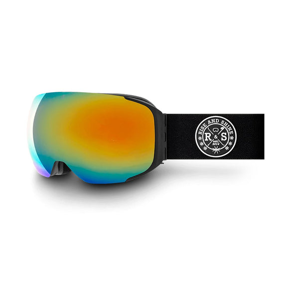 R&S Space V2 | Black Strap - Rainbow Gold Lens - Rise and Shine Gear