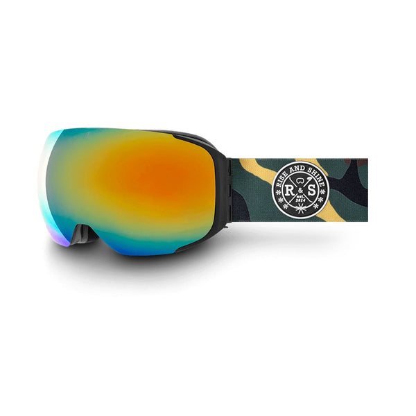R&S Space V2 | Camo Strap - Rainbow Gold Lens - Rise and Shine Gear