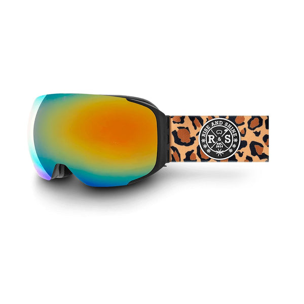 R&S Space V2 | Leopard Strap - Rainbow Gold Lens - Rise and Shine Gear