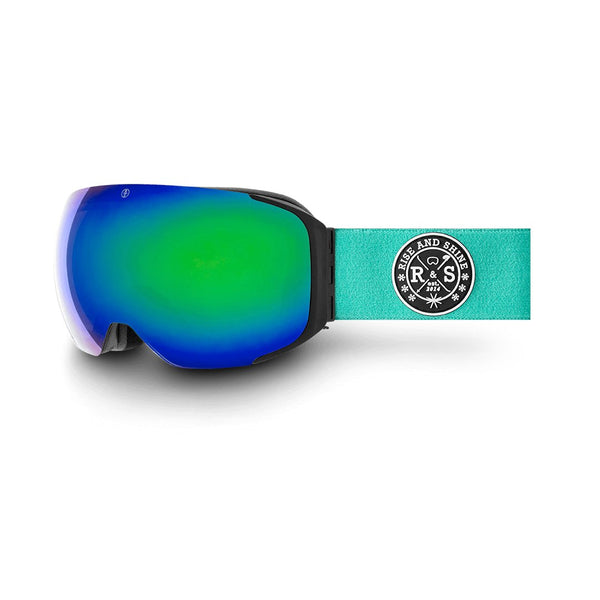 R&S Space V2 | Turqoise Strap - Toxic Green Lens - Rise and Shine Gear