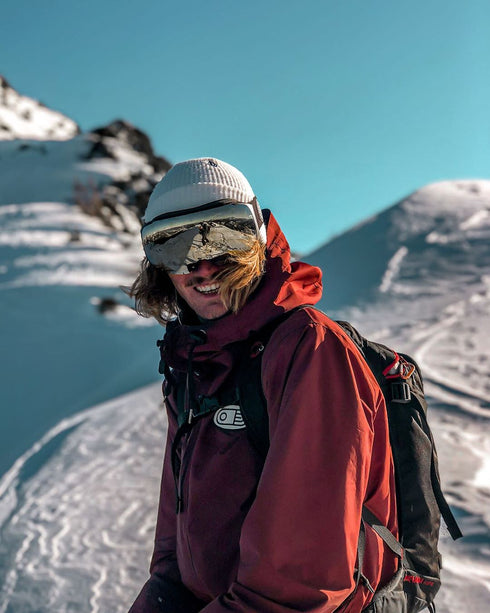 R&S Space V2 | White Strap - Black Mirror Lens - Rise and Shine Gear