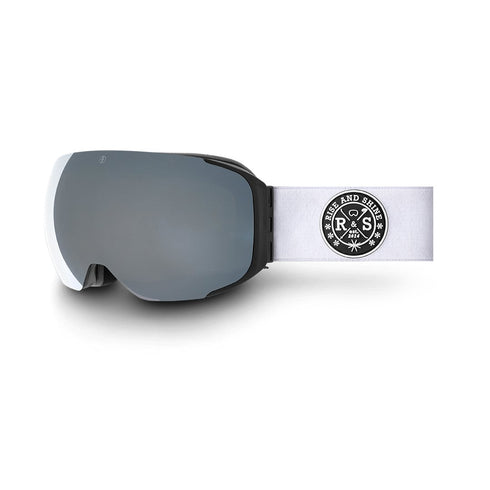 R&S Space V2 | White Strap - Black Mirror Lens - Rise and Shine Gear
