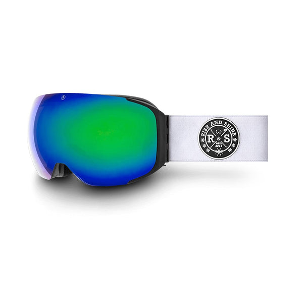 R&S Space V2 | White Strap - Toxic Green Lens - Rise and Shine Gear