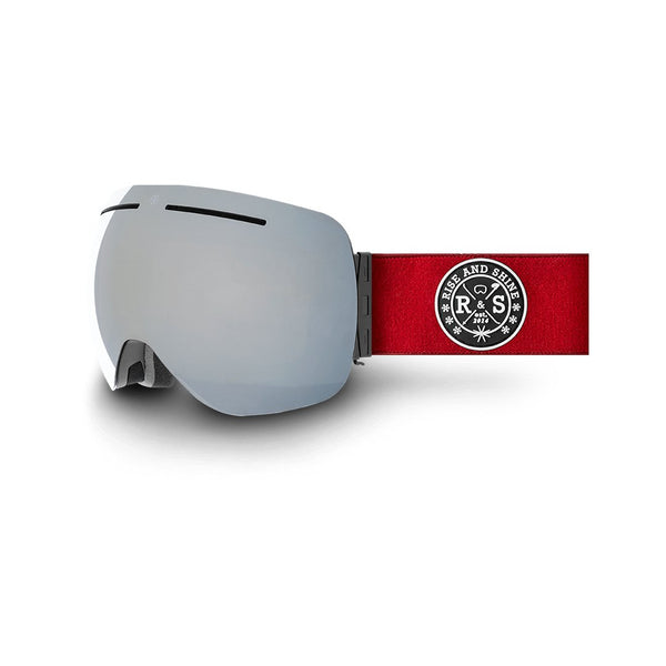 R&S Vortex 2.0 | Cherry Red Strap - Black Mirror Lens - Rise and Shine Gear