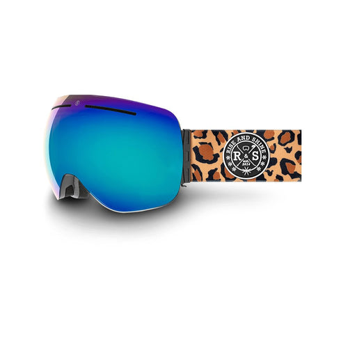 R&S Vortex 2.0 | Leopard Strap - Ice Blue Lens - Rise and Shine Gear