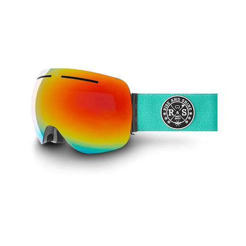 R&S Vortex 2.0 | Turqoise Strap - Fire Red Lens - Rise and Shine Gear